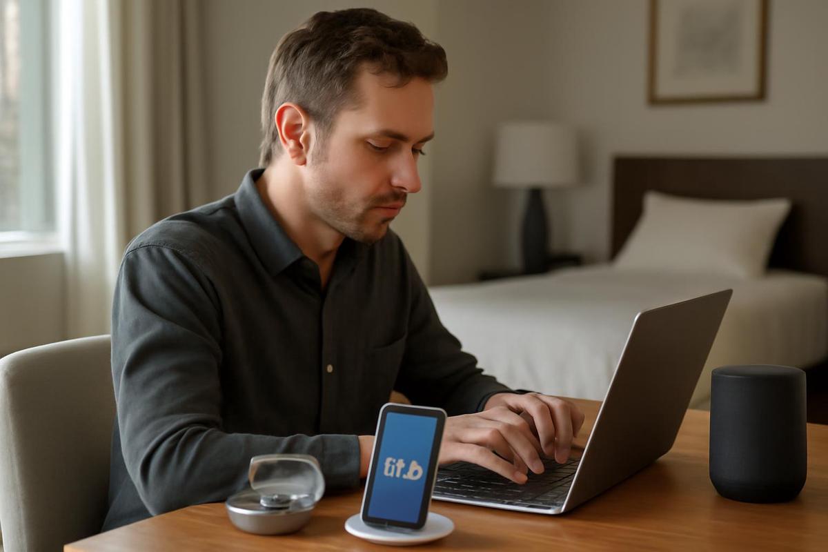 Ozlo Sleepbuds en su estuche de carga