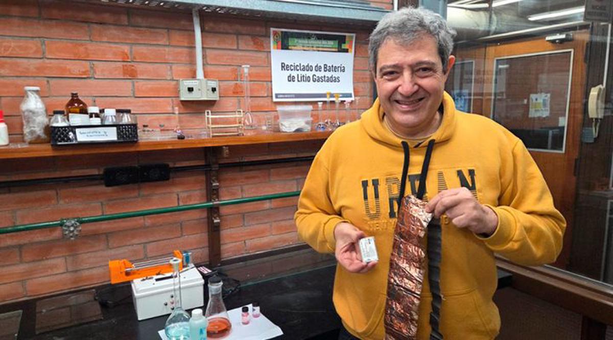 Martín Negri, ganador de la Distinción Franco-Argentina en Innovación 2026 en la categoría Senior. (Crédito: CONICET)