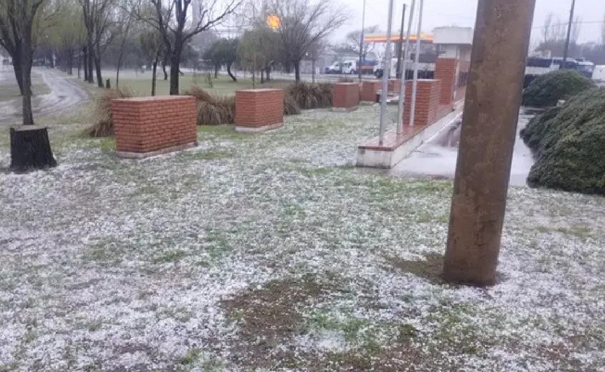 Fuerte temporal en Marcos Juárez.
