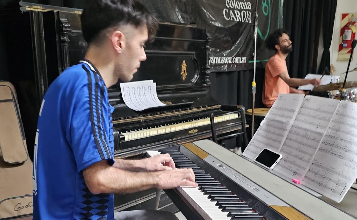 FOTO: La Escuela de Música de Colonia Caroya organiza múltiples actividades gratuitas.