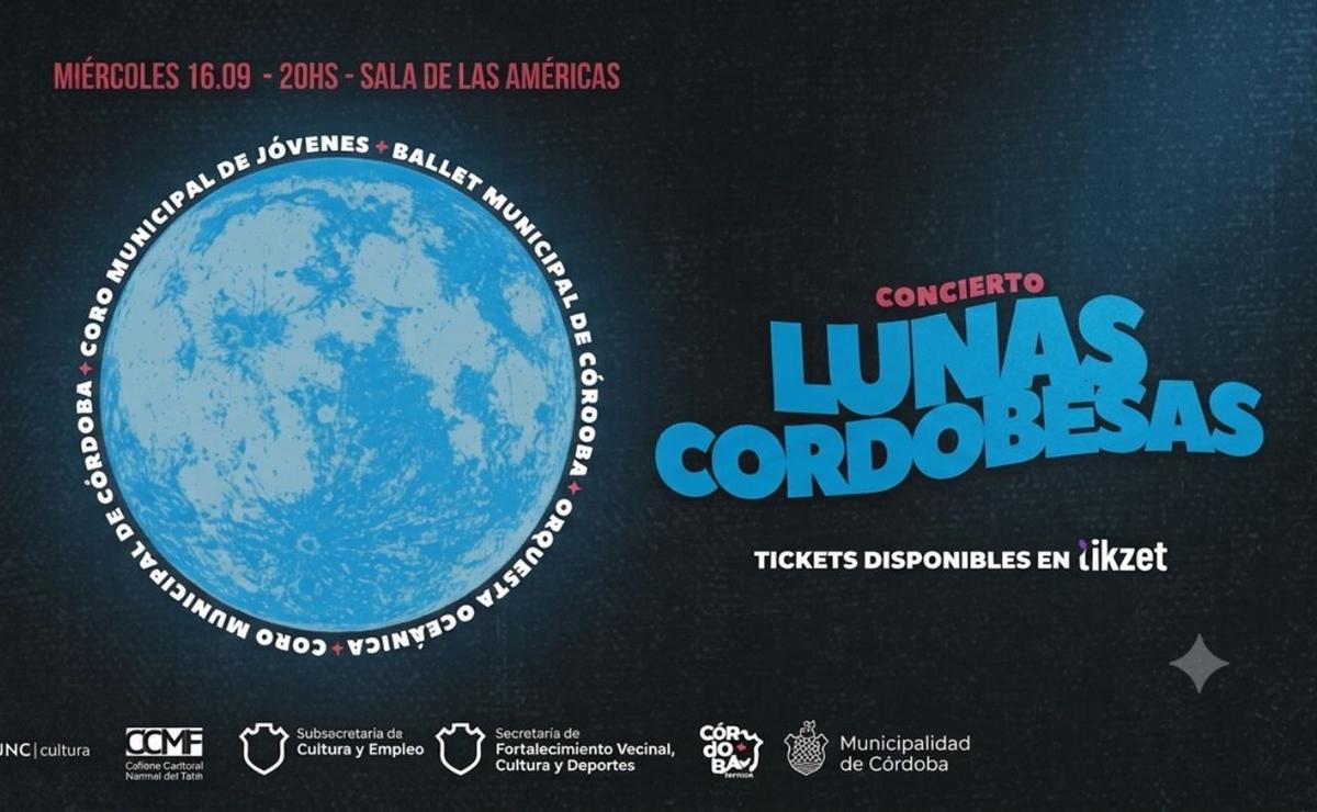 Lunas cordobesas: música y danza se unen en una noche con artistas de la ciudad.