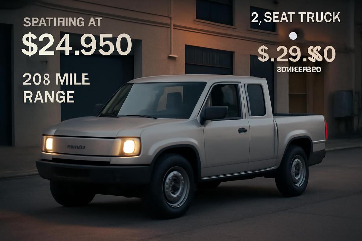 Slate Auto presenta su camioneta eléctrica