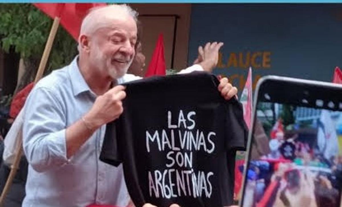 Lula, en una imagen que se hizo viral.