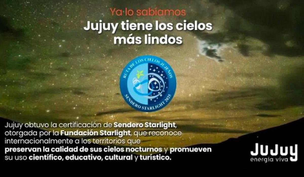 Jujuy fue certificado por tener unos de los cielos mas lindos del mundo