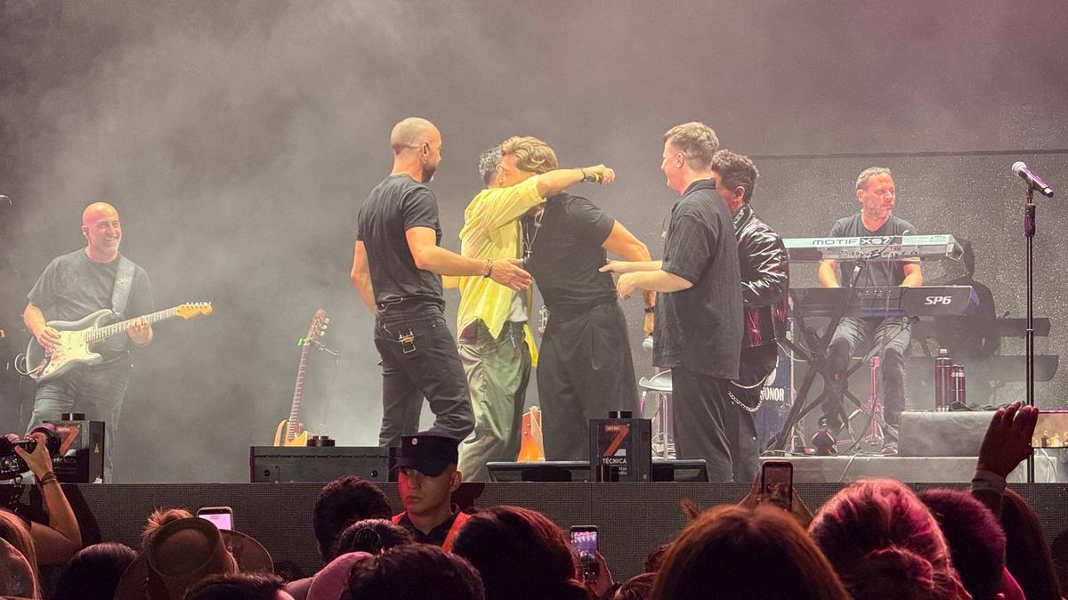 Luciano Pereyra, Nahuel Pennisi y La Konga, juntos en Jesús María