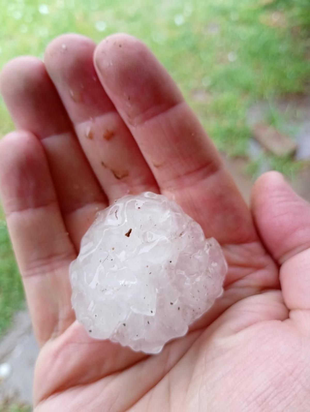 Impresionante granizo cubrió a Almafuerte y Embalse: impactantes imágenes