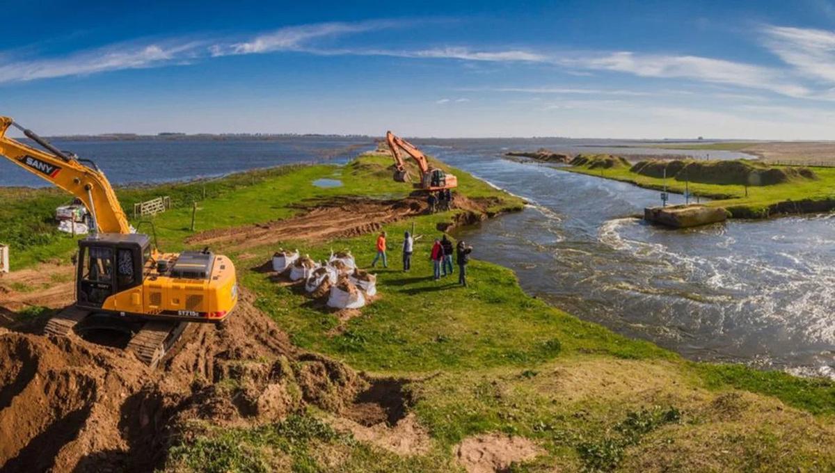 El campo pide reactivar las obras del río Salado