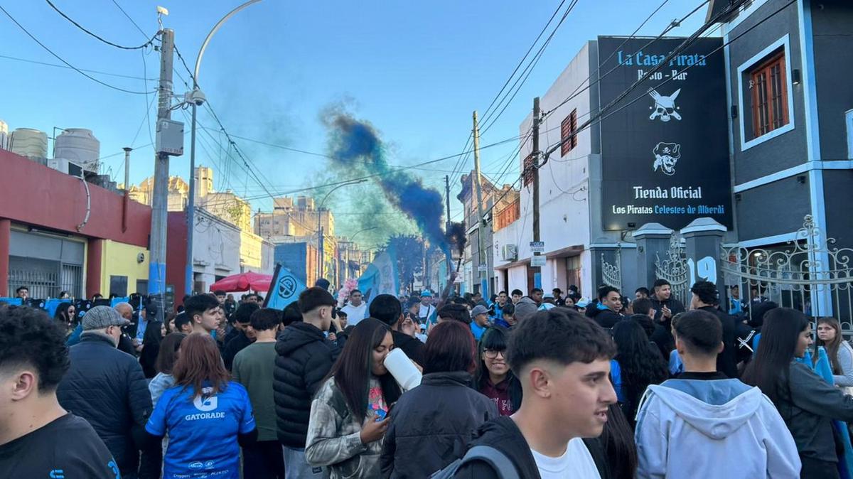 Alberdi se viste de celeste: Belgrano prepara un multitudinario banderazo.