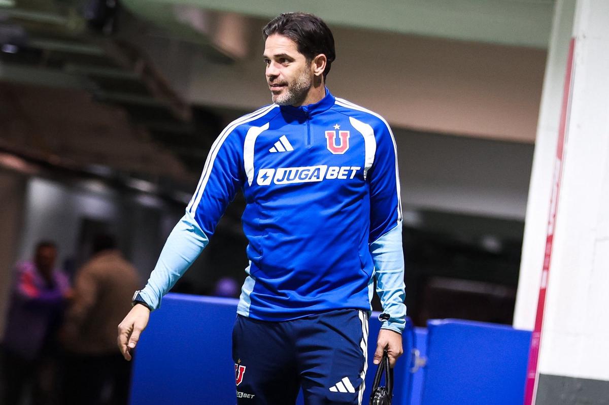 Fernando Gago volvió a dirigir tras sufrir un infarto (Foto: @udechile)