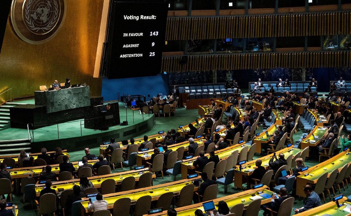 FOTO: Otro voto negativo de Argentina en Naciones Unidas. (Foto: NA)