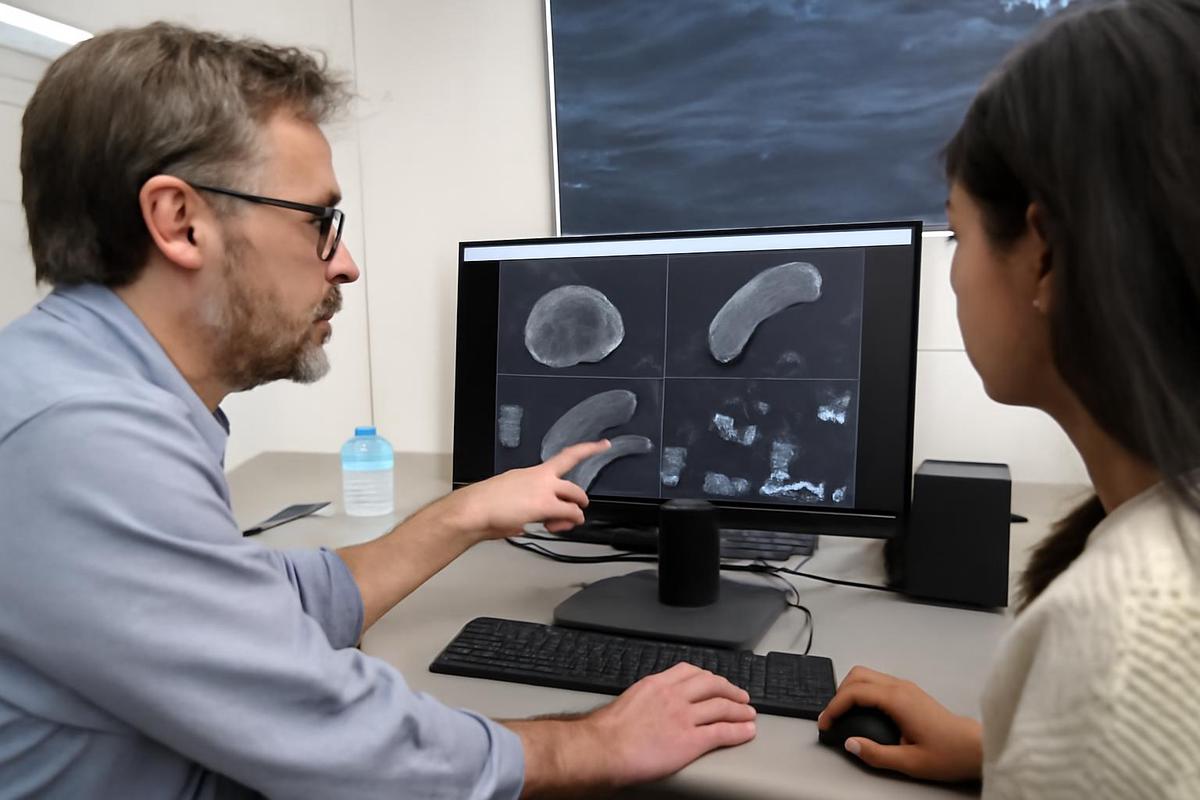 Microorganismos en el océano profundo
