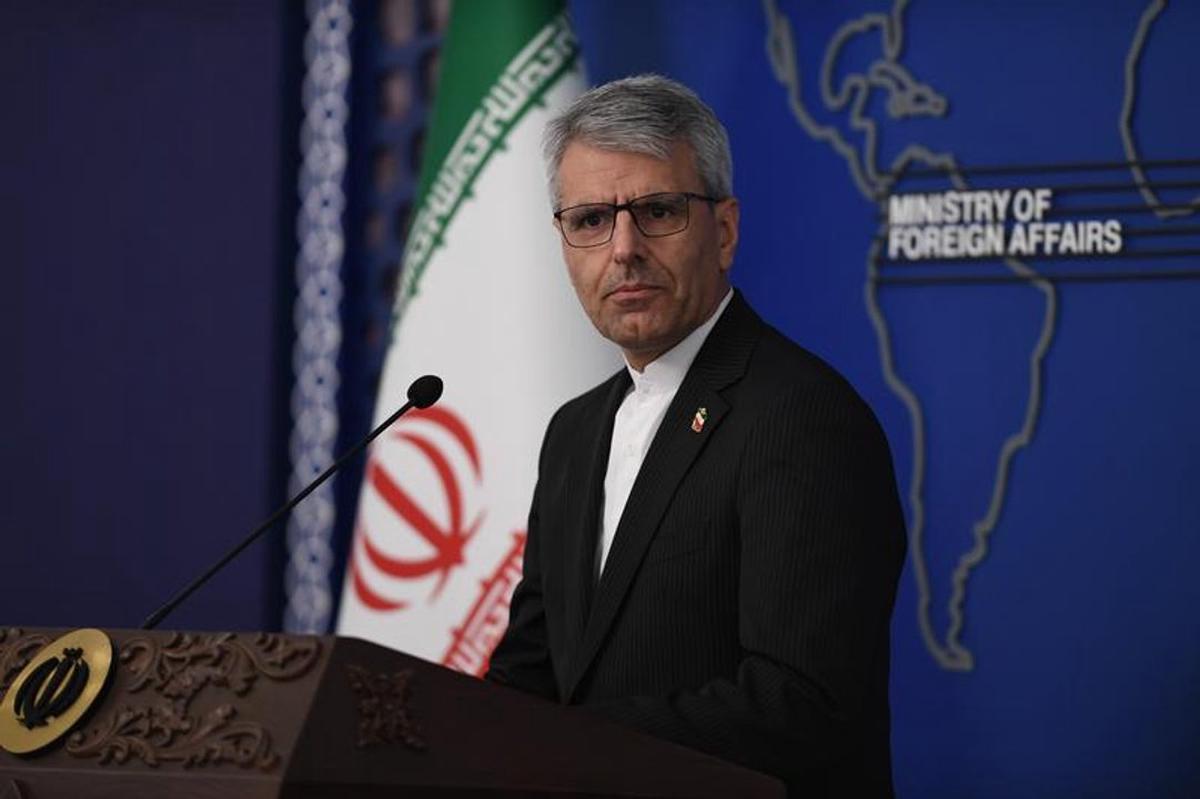 El portavoz del Ministerio de Relaciones Exteriores de Irán, Esmaeil Baghaei.
