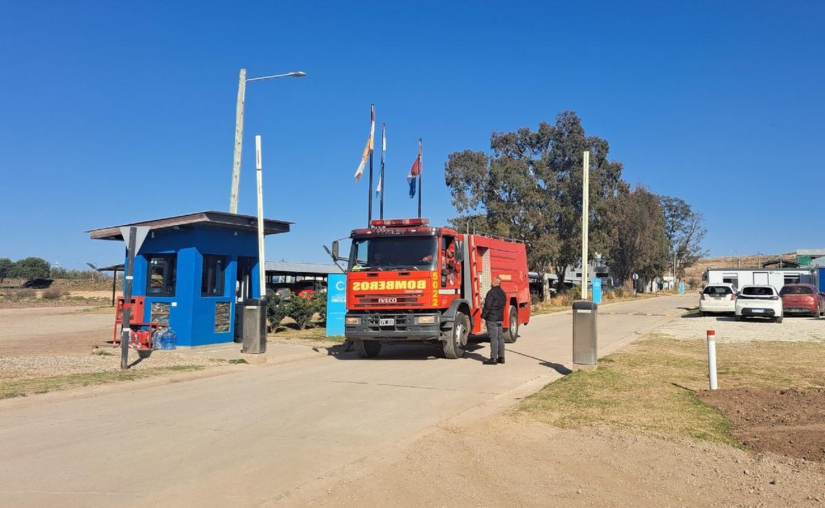 Murió un reciclador en el complejo Piedras Blancas. (Foto: Federico Borello/Cadena 3)