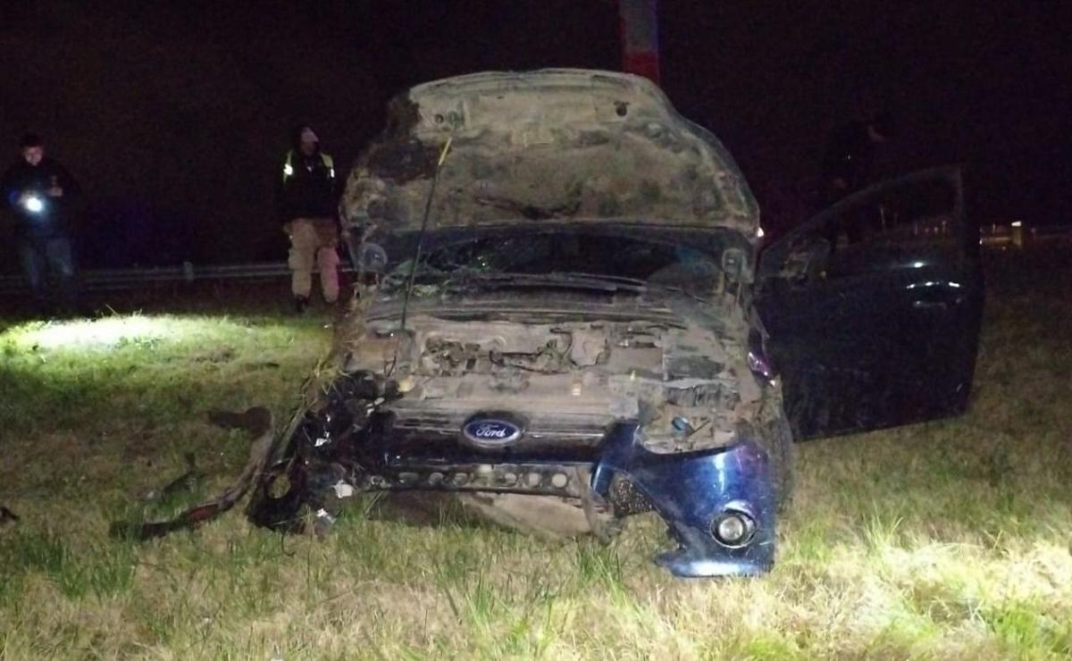 El conductor perdió el control de su Ford Focus.