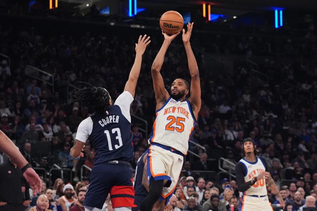 Knicks aplastan 145-113 a Wizards para su sexta victoria consecutiva