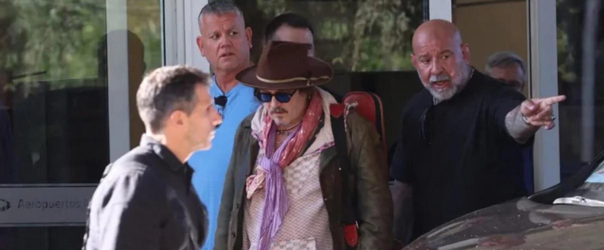 Johnny Depp llegó a la Argentina: fotos y el detalle de su agenda en el país