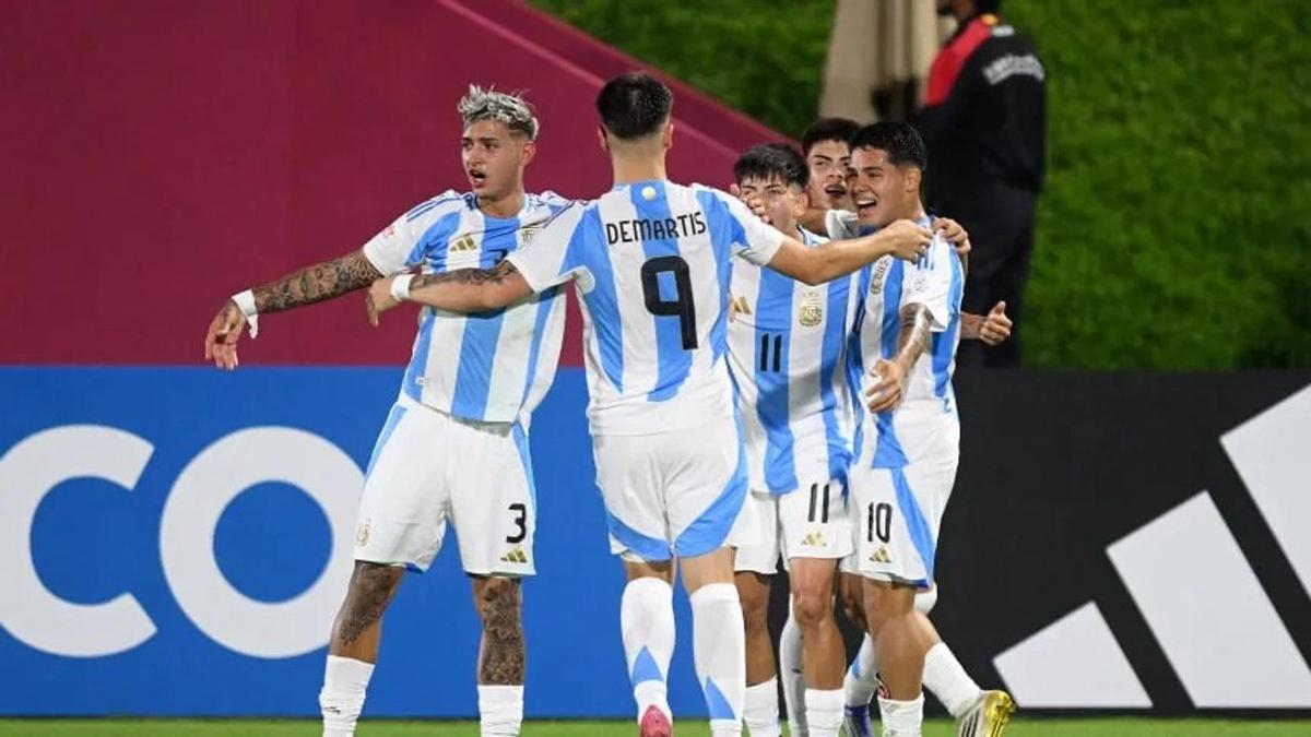 Mundial sub 17: Argentina le ganó a Túnez y clasificó a los 16avos de final.