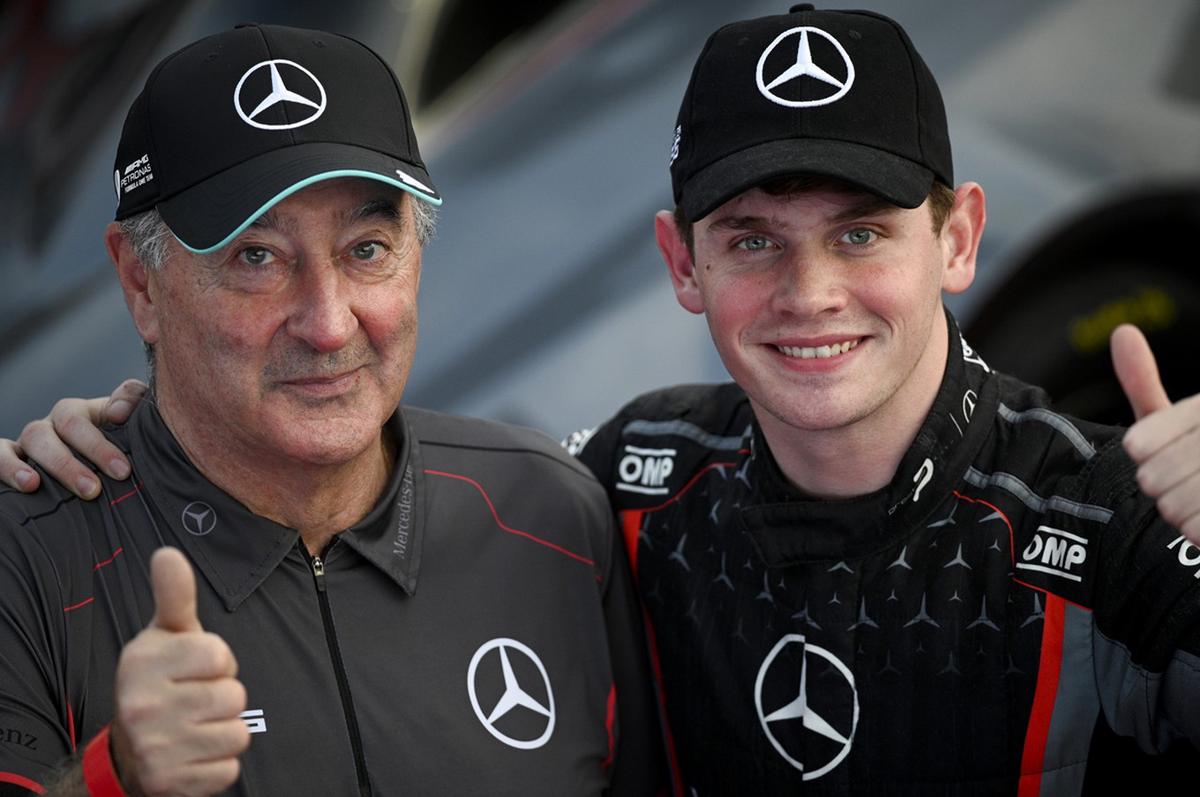 Daniel Herrero (CEO Prestige Auto/Mercedes Benz) y Otto Fritzler en Posadas.