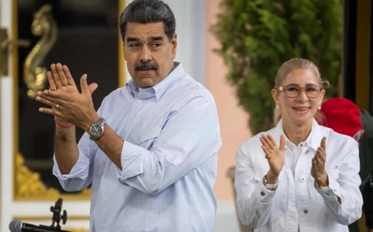 La ex primera dama de Venezuela, Cilia Flores y Nicolás Maduro.