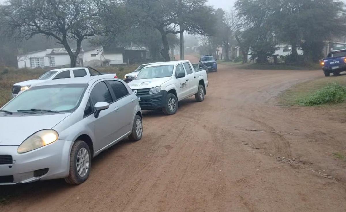Los allanamiento realizados en Villa de María, el pasado 31 de julio. (Foto: archivo/Policía)