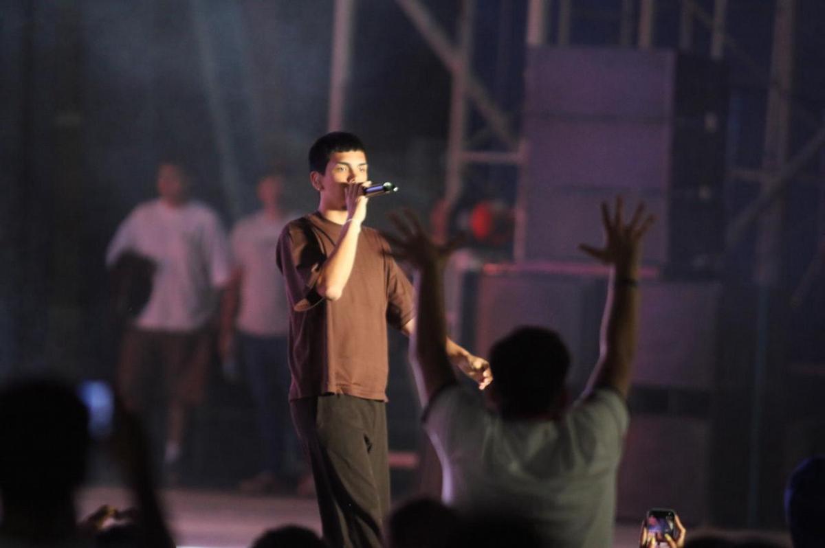 Milo J brilló en la plaza Próspero Molina. (Foto: Daniel Cáceres)