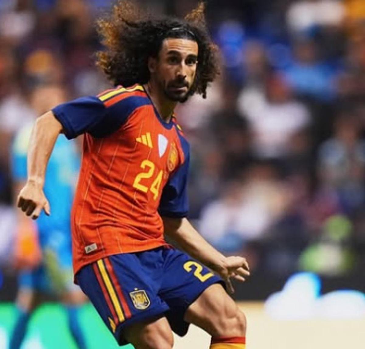 Marc Cucurella, lateral izquierdo de España. (@cucurella3)