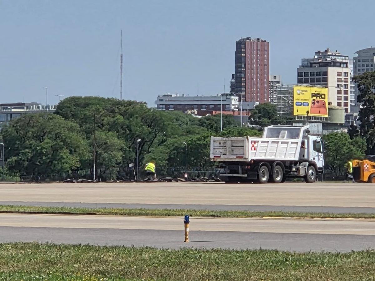 Más de 70 vuelos afectados en Aeroparque por mantenimientos en la pista