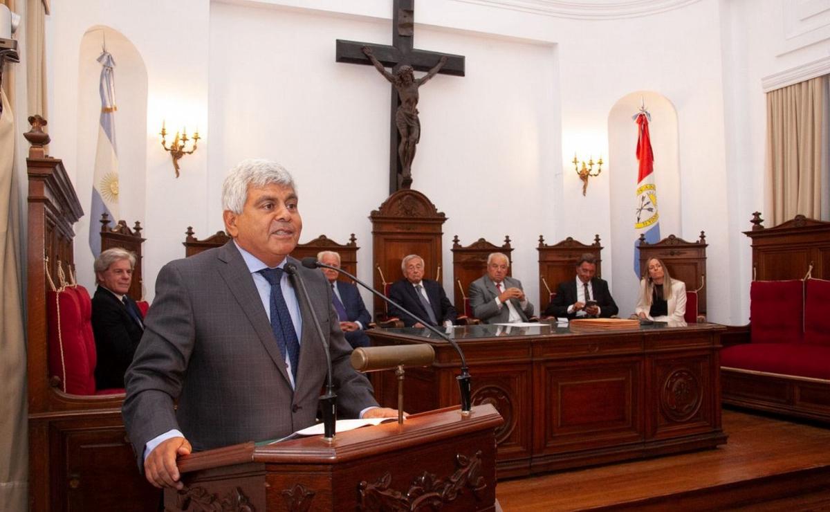 Jorge Baclini, ministro de la Corte Suprema de Justicia de Santa Fe.