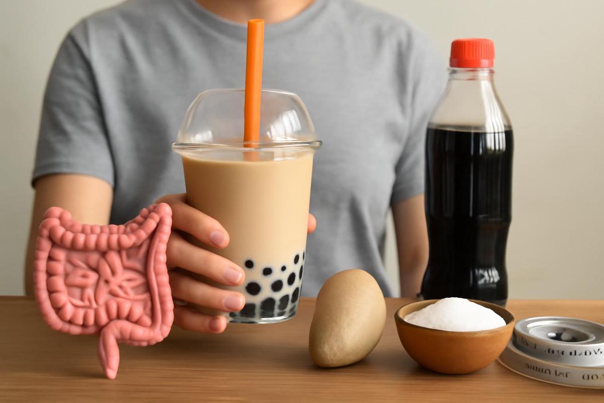 Los riesgos del bubble tea