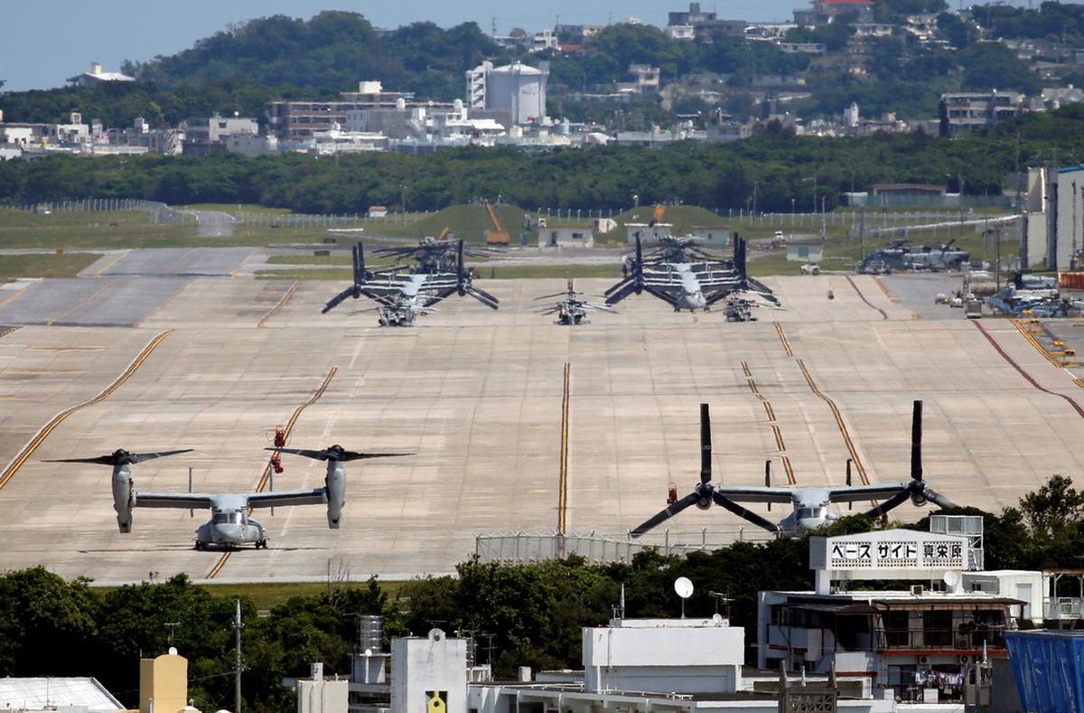 Base militar de Estados Unidos en Okinawa, al sur de Japón.