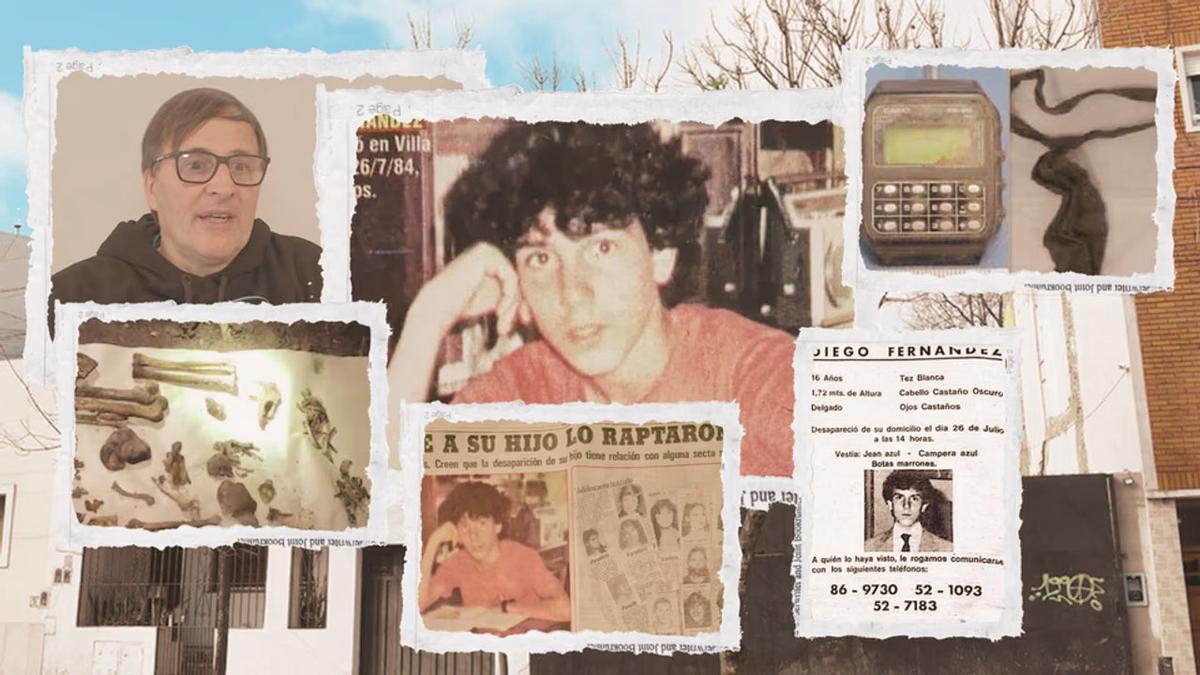Excavaciones en casa de Cristian Graf por el caso de Diego Fernández Lima