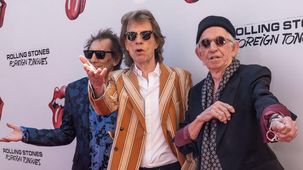 Ron Wood, Mick Jagger y Keith Richards, los stones inoxidables.