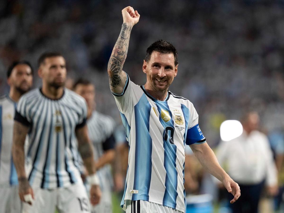 Lionel Messi festeja un triunfo que parecía esquivo.