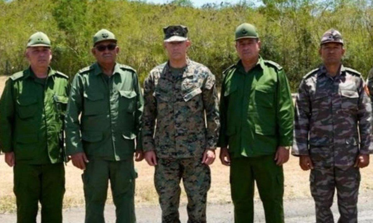 Militares de EE. UU. y Cuba se reunieron en Guantánamo. Foto Redes Agencia NA.
