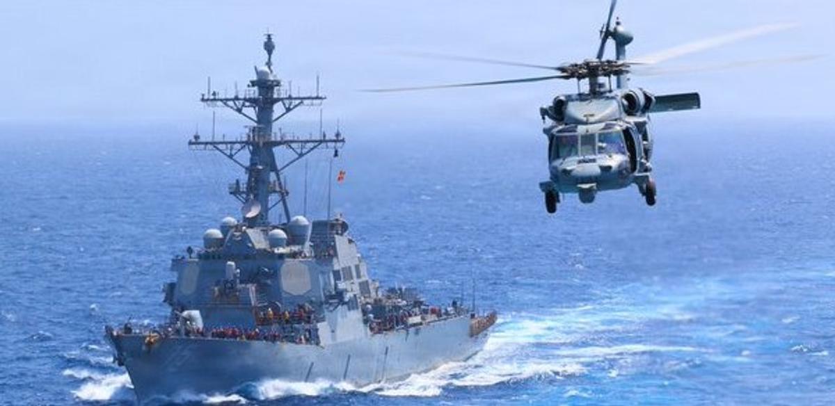 Las fuerzas estadounidenses, desplegadas en Ormuz.
