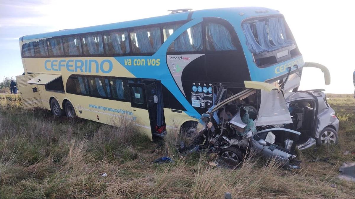 Trágico accidente en la ruta 3: un muerto y varios heridos en el choque