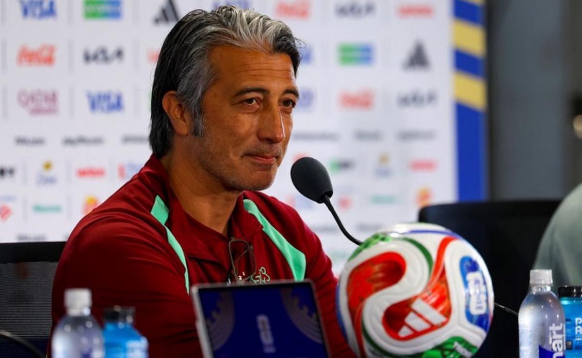 Murat Yakin habló en la previa del cruce de cuartos de final ante la Selección. (EFE)