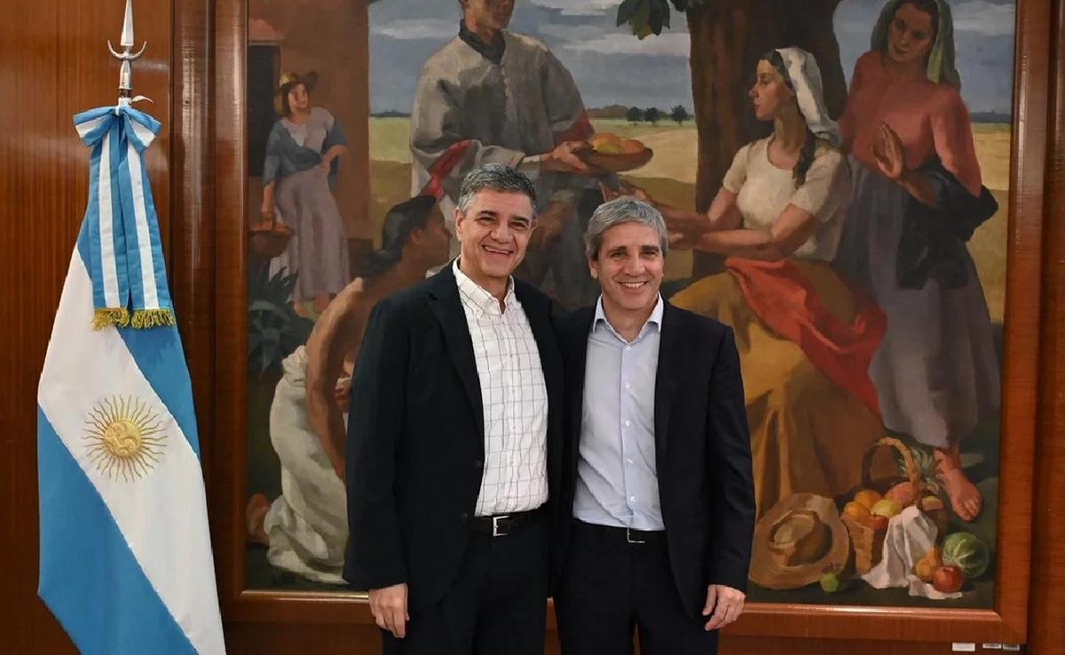 Jorge Macri y Luis Caputo se reunión para buscar un acuerdo por la coparticipación.