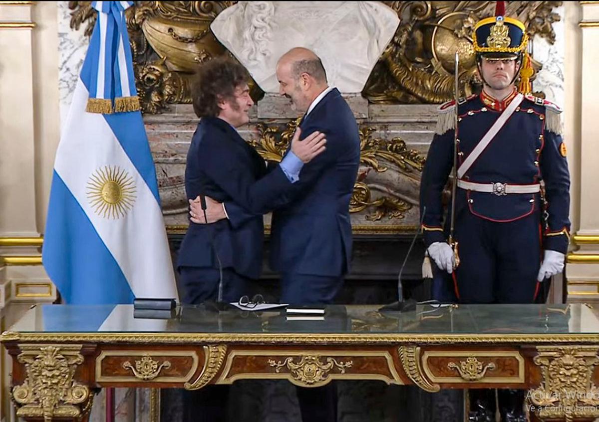 Javier Milei y Federico Sturzenegger (NA)