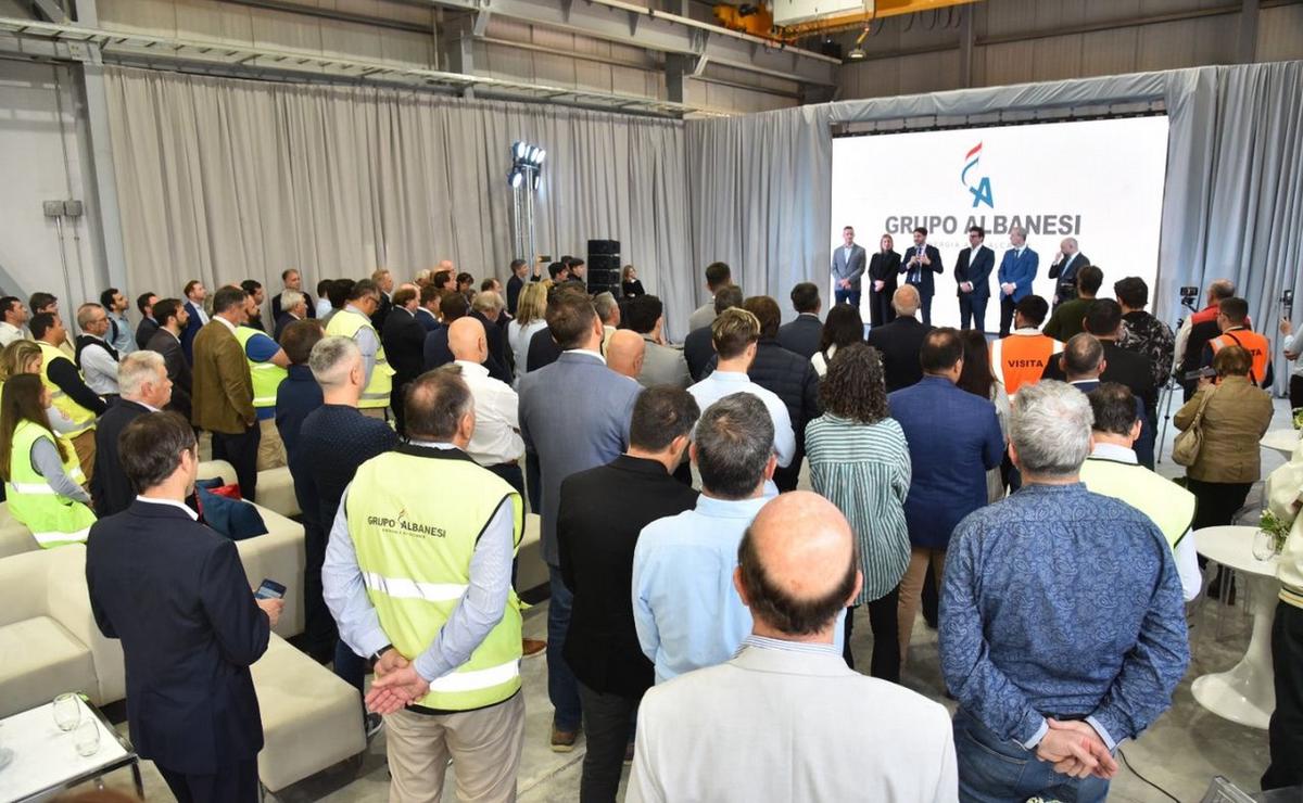 FOTO: El Grupo Albanesi inauguró este miércoles la Central de Cogeneración Arroyo Seco