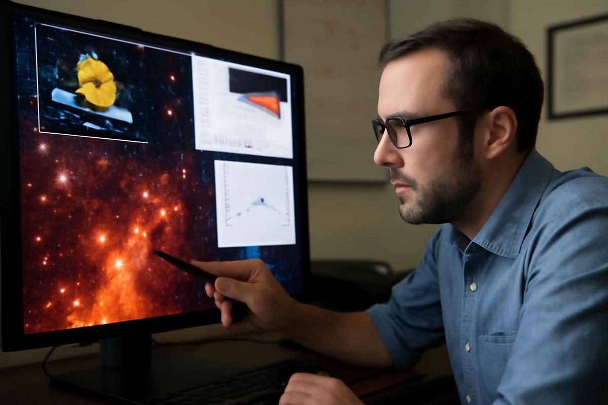 Descubren un extraño punto rojo en el espacio que desafía la explicación científica