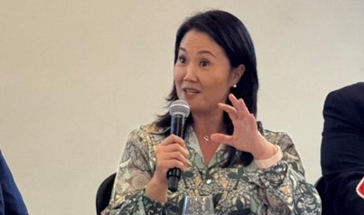 Keiko Fujimori habló sobre la próxima visita del Papa.