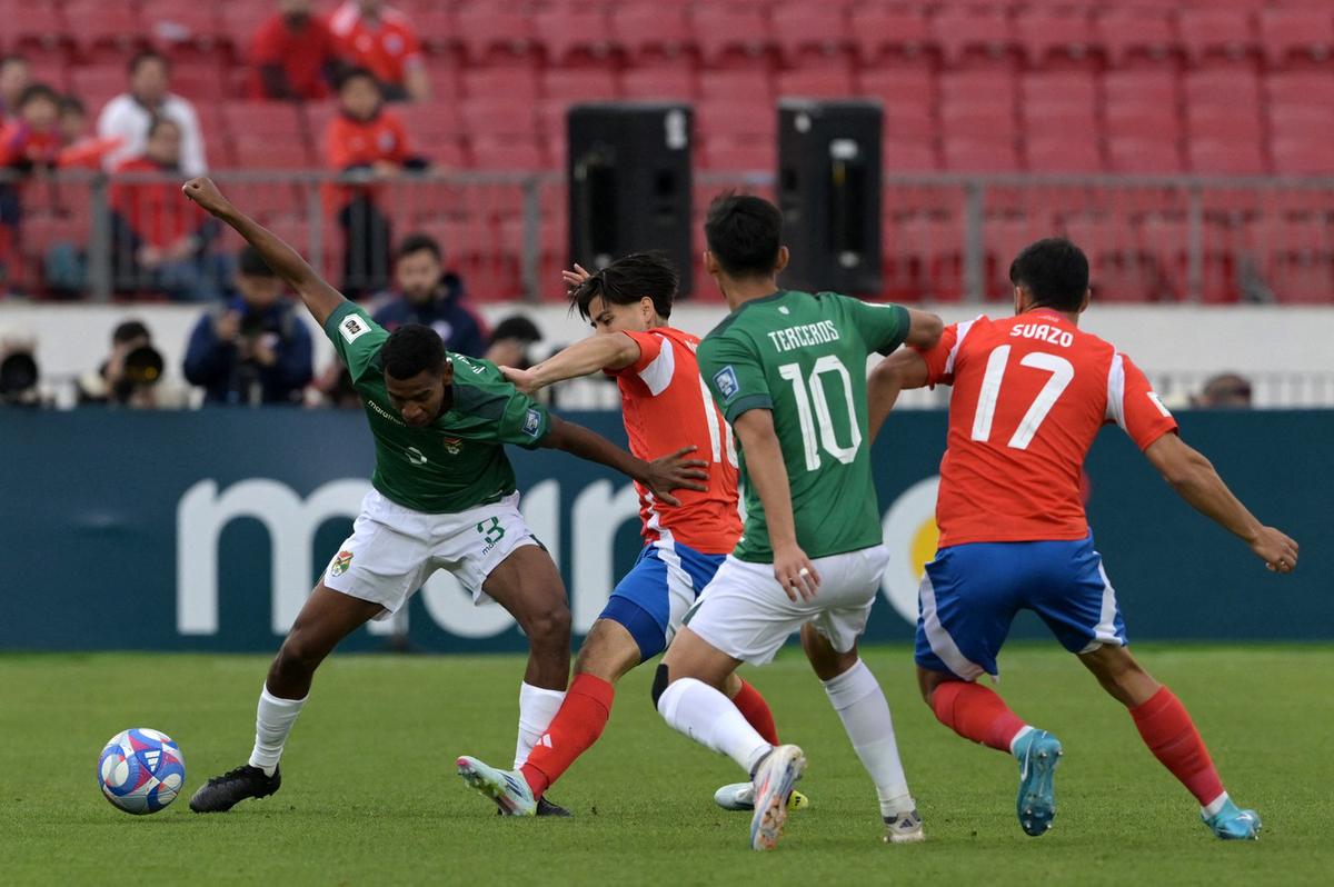 FOTO: Bolivia logró un gran triunfo ante un Chile en crisis (Foto: Conmebol)