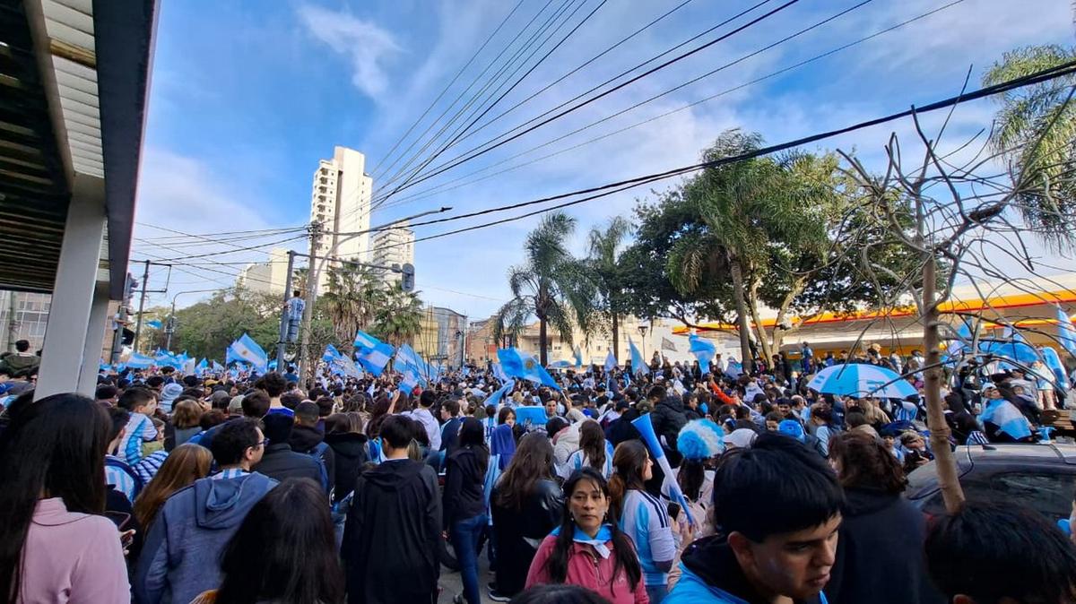 Los festejos de los hinchas argentinos a lo largo y ancho del país.