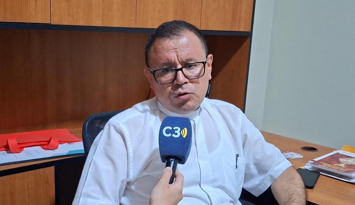 El padre Jorge Luis Villegas Flores, vicario general de la diócesis de Chiclayo