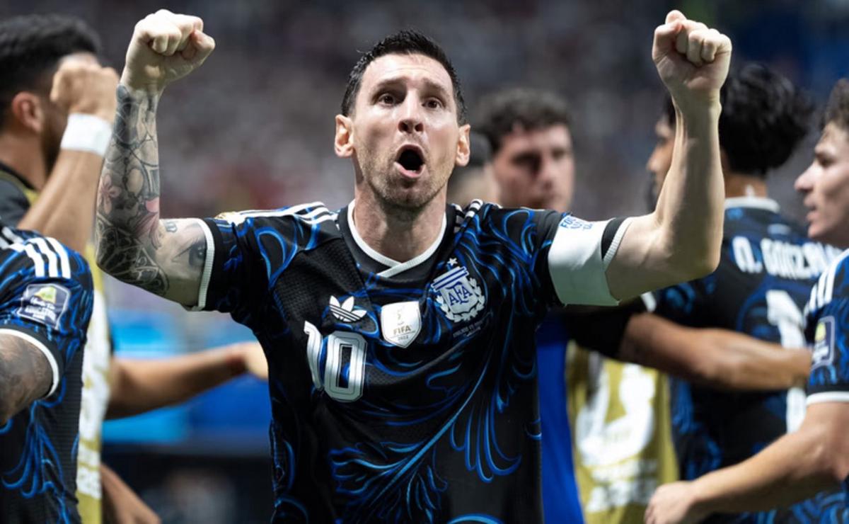 Lionel Messi anotó las dos asistencias del triunfo argentino.