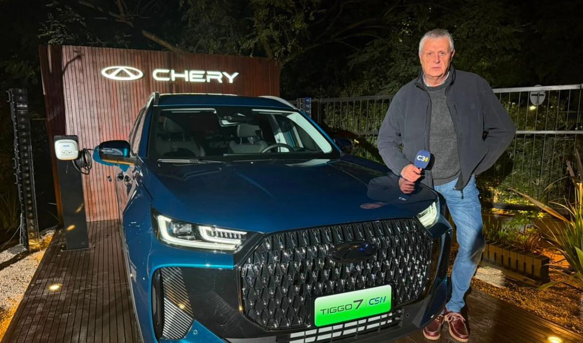 Chery Argentina presentó oficialmente el nuevo TIGGO 7 CSH, un SUV híbrido enchufable.
