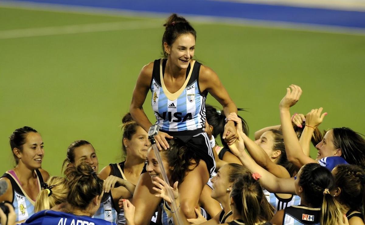 Luciana Aymar, rosarina, campeona olímpica y mundial con Las Leonas.