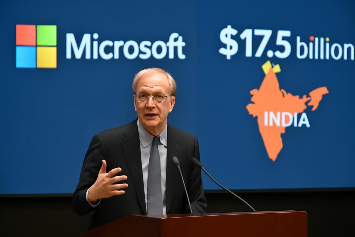 Microsoft invertirá 17.5 mil millones de dólares en India para 2029