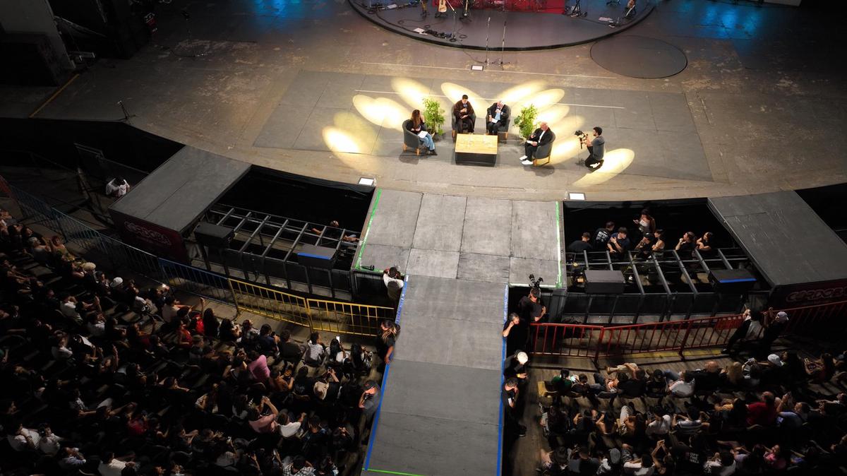 Milo J en una charla mano a mano con Cadena 3. (Foto: Daniel Cáceres)